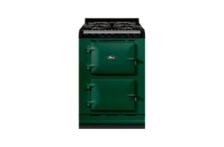 AGA Mini Conventional 60 Dual Fuel with Gas Hob Range Cooker - Racing Green
