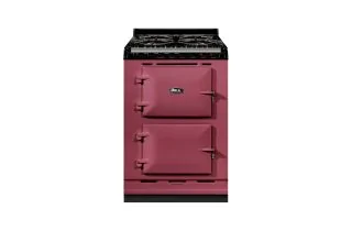 AGA Mini Conventional 60 Dual Fuel with Gas Hob Range Cooker - Raspberry