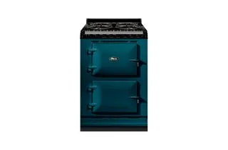AGA Mini Conventional 60 Dual Fuel with Gas Hob Range Cooker - Salcombe Blue