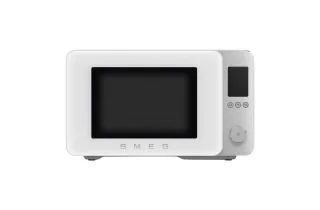 Smeg MOC02 Microwave Oven with Grill, Convection & Air Fry - White