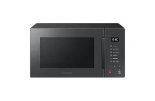 Ex Display - Samsung MS23T5018AC Glass Front Solo Microwave - Charcoal