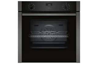 Neff B3ACE4AG3B N50 Slide & Hide 60cm Built‑In Single Oven - Graphite Grey