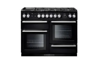 Rangemaster Nexus 110 Dual Fuel Range Cooker - Black