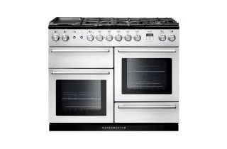 Rangemaster Nexus 110 Dual Fuel Range Cooker - White