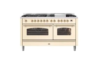 ILVE Milano 150cm Double Oven Range Cooker with 7 Gas Burners & Frytop