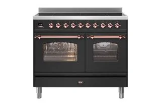ILVE Milano 100cm Double Oven Range Cooker with 6 Zone Induction - Matt Graphite