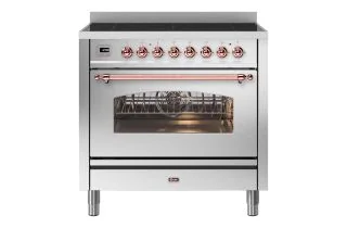 ILVE Milano 90cm Single Oven Range Cooker with 6 Zone Induction - Stainless Steel