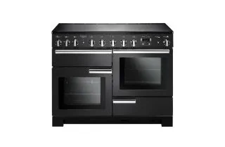 Rangemaster Professional Deluxe 110 Induction Range Cooker - Charcoal Black