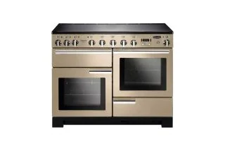 Rangemaster Professional Deluxe 110 Induction Range Cooker - Cream