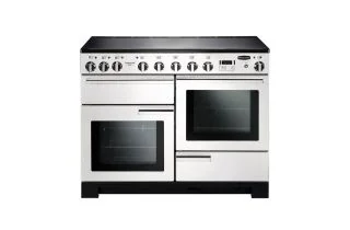 Rangemaster Professional Deluxe 110 Induction Range Cooker - White
