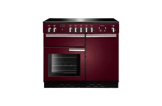 Rangemaster Professional+ 100 Ceramic Range Cooker - Cranberry