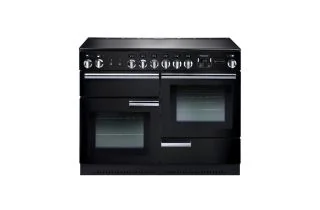 Rangemaster Professional+ 110 Ceramic Range Cooker - Black