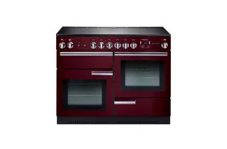 Rangemaster Professional+ 110 Ceramic Range Cooker - Cranberry
