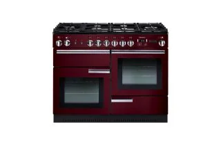 Rangemaster Professional+ 110 Dual Fuel Range Cooker - Cranberry