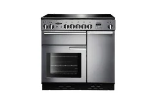 Rangemaster Professional+ 90 Ceramic Range Cooker - Stainless Steel