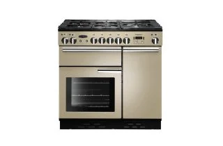Rangemaster Professional+ 90 Dual Fuel Range Cooker - Cream