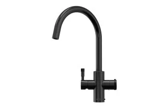 Qettle Signature Modern Round 4-in-1 Boiling Water Tap (4-litre) - Black