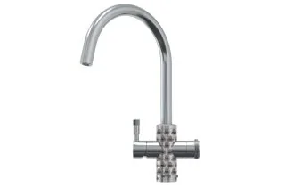 Qettle Signature Modern Round 4-in-1 Boiling Water Tap (4-litre) - Acorn Pattern