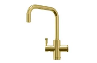 Qettle Signature Modern Square 4-in-1 Boiling Water Tap (4-litre) - Brass