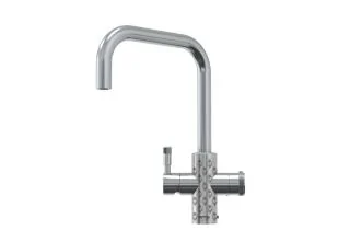 Qettle Signature Modern Square 4-in-1 Boiling Water Tap (4-litre) - Tulip Pattern