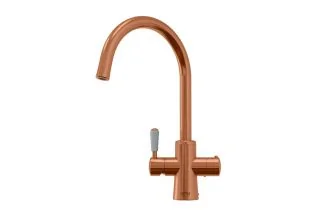 Qettle Signature Classic Lever & Button 4-in-1 Boiling Water Tap (4-litre) - Copper