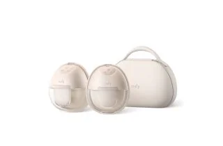 eufy S1 Pro Wearable Heated Electric Breast Pump with Charging Case