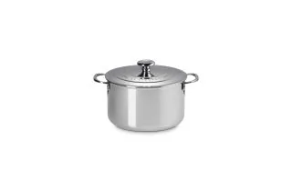Le Creuset Signature Stainless Steel 24cm Stock Pot with Lid