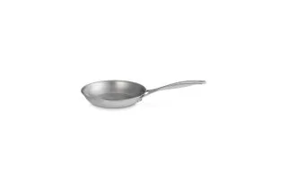 Le Creuset Signature Stainless Steel Uncoated 20cm Shallow Frying Pan