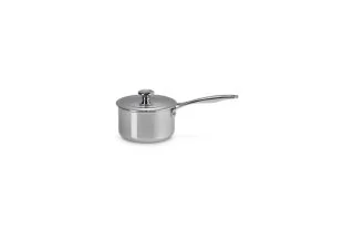 Le Creuset Signature Stainless Steel 16cm Saucepan with Lid