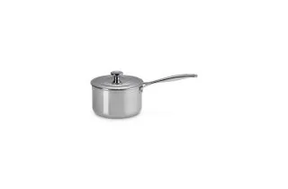 Le Creuset Signature Stainless Steel 18cm Saucepan with Lid