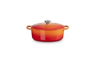 Le Creuset Cast Iron 29cm Oval Casserole - Volcanic