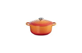 Le Creuset Cast Iron 20cm Round Casserole - Volcanic
