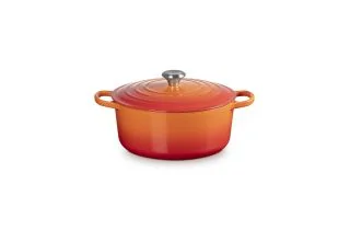 Le Creuset Cast Iron 28cm Round Casserole - Volcanic