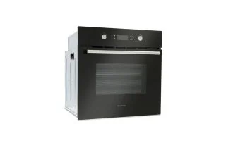 Montpellier SFOP94MFGG Multifunction Oven & Four Burner Gas-on-glass Hob Pack - Black
