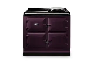 AGA Signature 100 Hotplate + Induction Hob Range Cooker - Aubergine