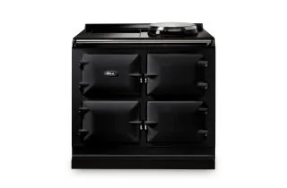 AGA Signature 100 Hotplate + Induction Hob Range Cooker - Black