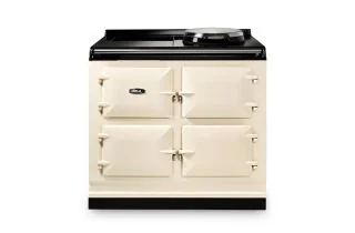 AGA Signature 100 Hotplate + Induction Hob Range Cooker - Linen