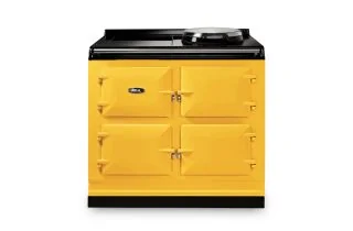 AGA Signature 100 Hotplate + Induction Hob Range Cooker - Mustard