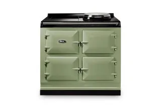AGA Signature 100 Hotplate + Induction Hob Range Cooker - Olivine