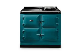 AGA Signature 100 Hotplate + Induction Hob Range Cooker - Salcombe Blue