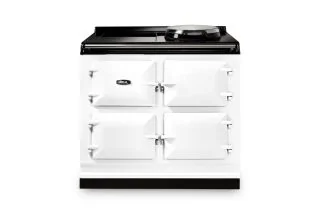 AGA Signature 100 Hotplate + Induction Hob Range Cooker - White