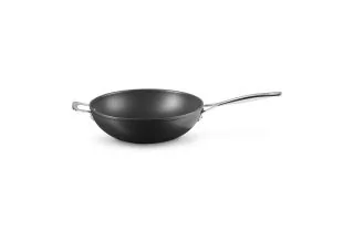 Le Creuset Toughened Non-Stick 30cm Stir-Fry Wok with Helper Handle