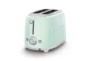 Smeg TSF01PGUK 50's Style Two Slice Toaster - Pastel Green