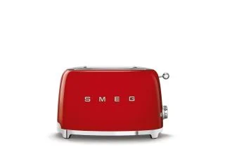 Smeg TSF01RDUK 50's Style Two Slice Toaster - Gloss Red