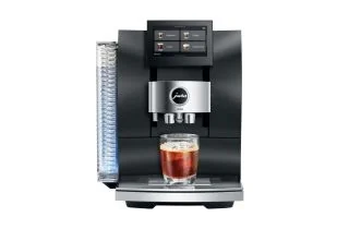 Jura Z10 15836 Hot & Cold Bean to Cup Coffee Machine (2026) - Obsidian Black - Larger 5-inch touchscreen model