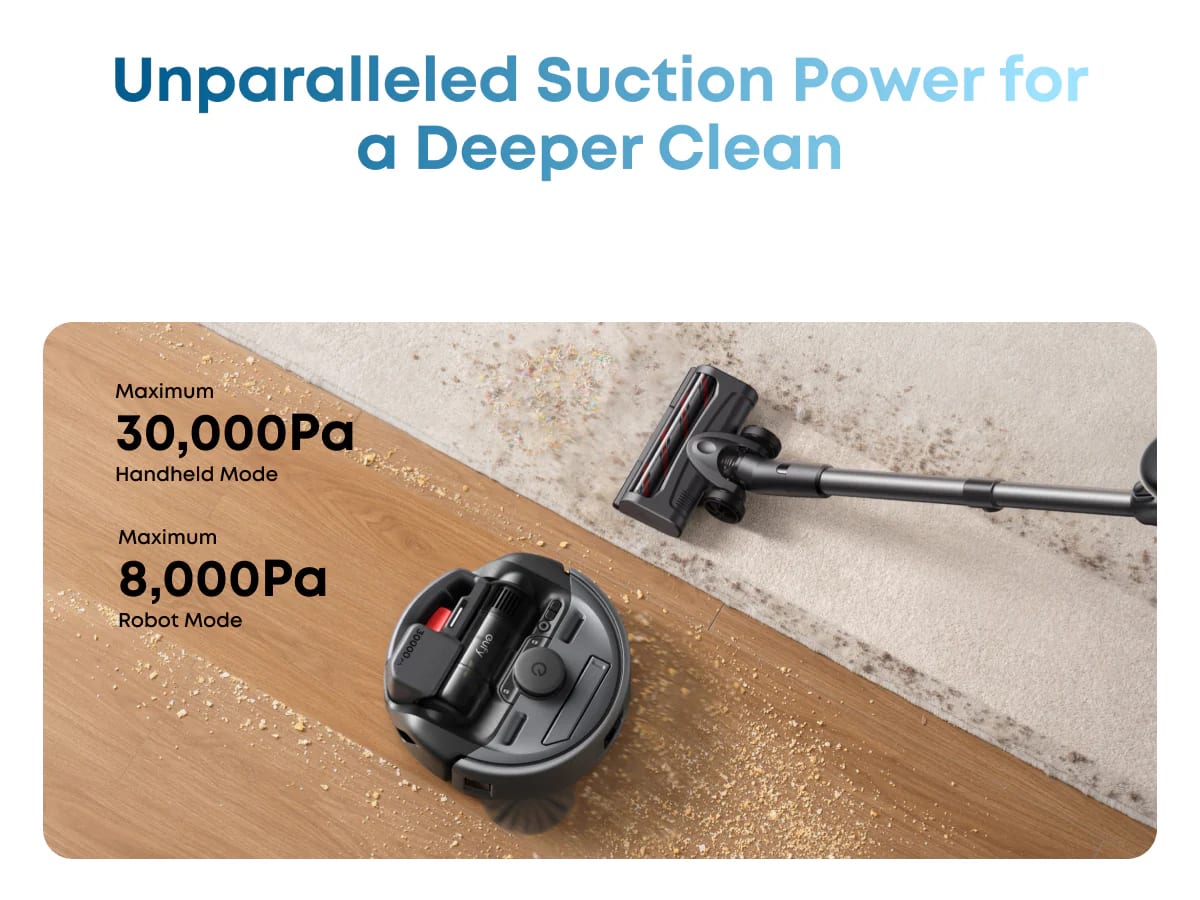 unparalleled suction power for a deeper clean
