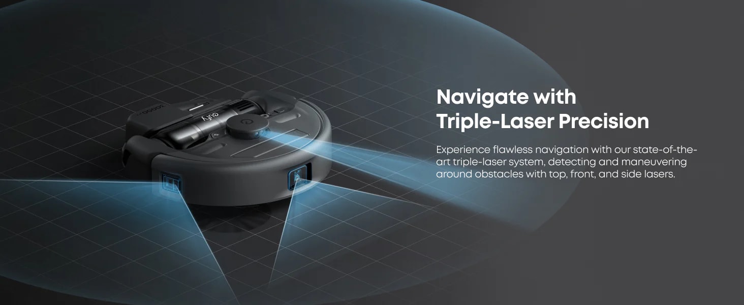 navigate with triple-laser precision