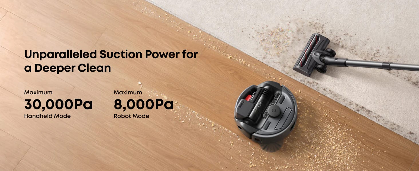 unparalleled suction power for a deeper clean