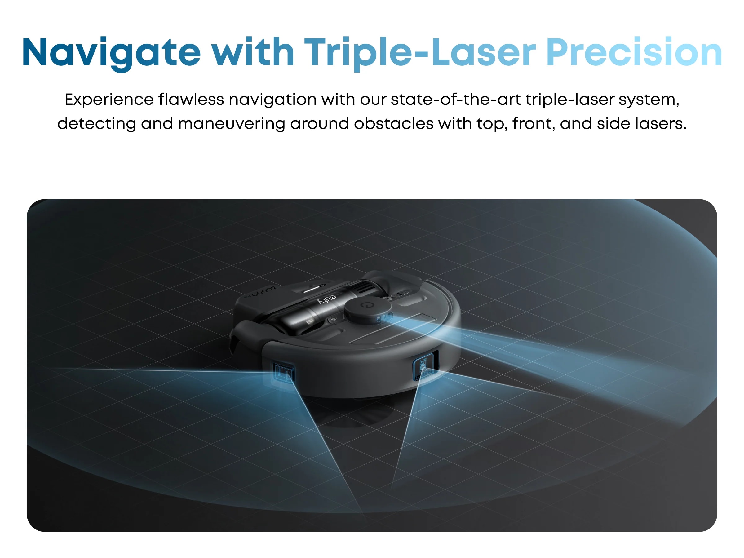 navigate with triple-laser precision