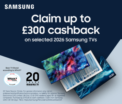 Samsung Claim up to £300 cashback